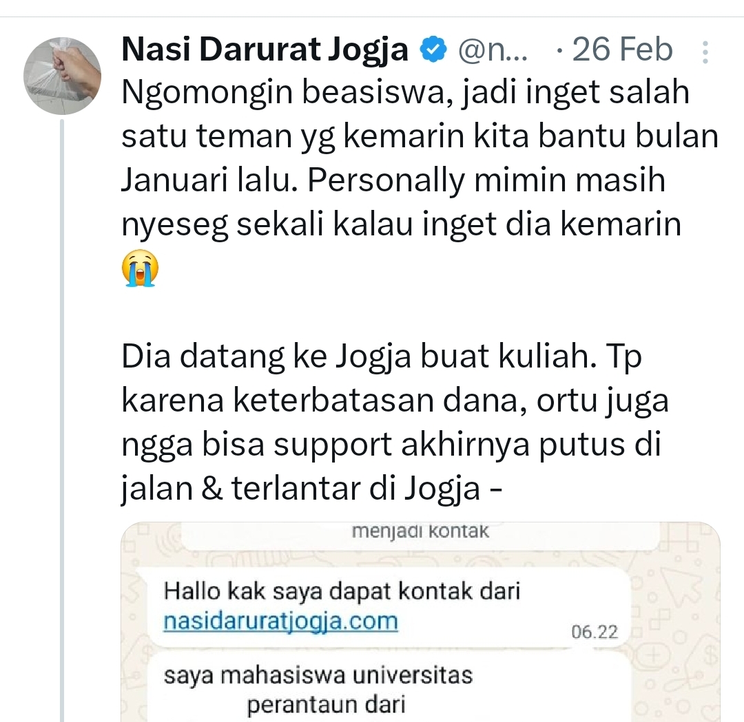 Life Update Penerima bantuan, 26 Februari 2026
